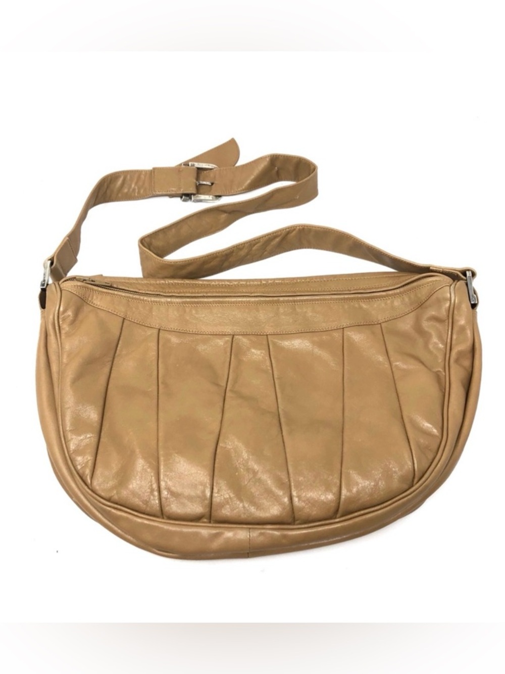 ENNY vintage, c1970s leather bag, made in Italy